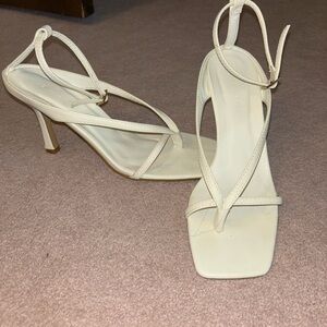 white fox heels
